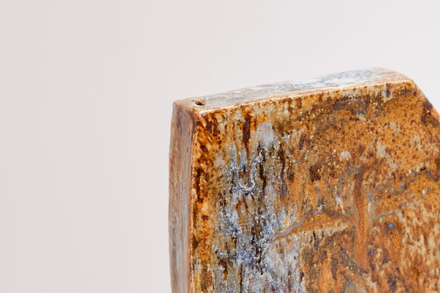Pebble of the Day #6 (detail), stoneware clay, glazes, gas fired $445 AUD