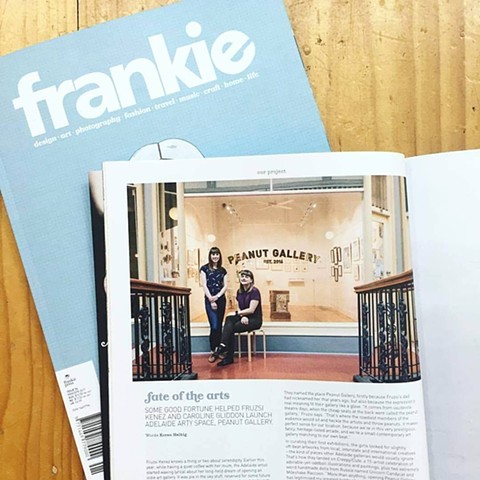 Featured in Frankie Magazine with my business partner Caroline Gliddon