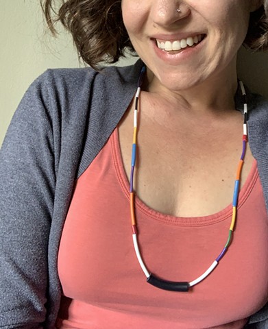 Colorful Electrical Wire Necklace