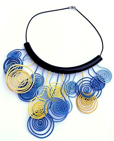 'A Starry Night' Electrical Wire Necklace