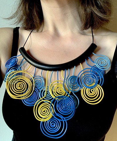 'A Starry Night' Electrical Wire Necklace