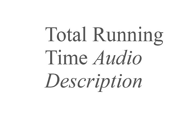 When you enter the gallery, you will find a three-walled room or alcove built into a corner for the installation, “Total Running Time.” The wall on the left is 16 feet long, the center wall is 17 feet long, and the right wall is 12 feet 6 inches long. A d