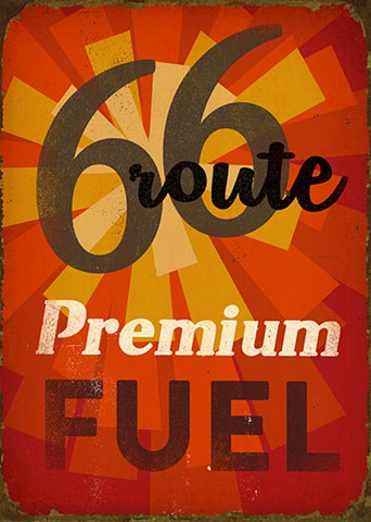 Route 66 Fuel Ad
