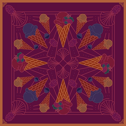 Swanky Scoop Bandana Version 2