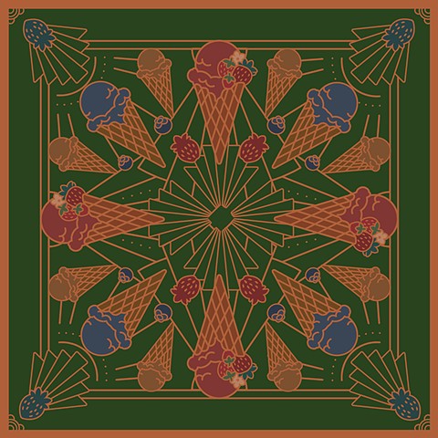 Swanky Scoop Bandana Version 1
