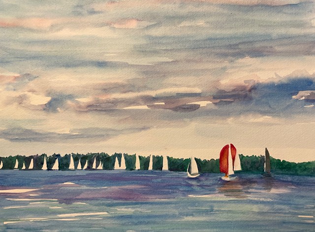 Sailing on Lake Minnetonka