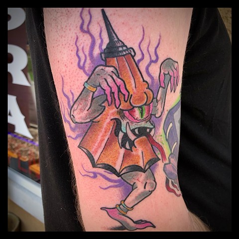 Classic Kasa-Obake Yokai.