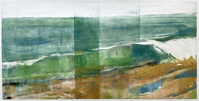 Available framed 22x38, $1800