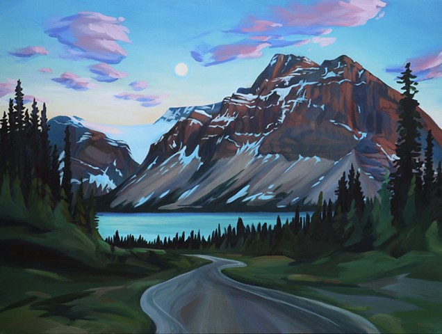 Road to Bow Lake