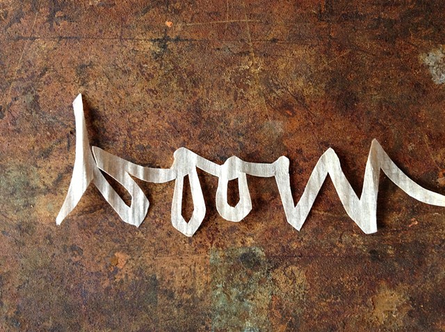 wood - (invitation detail) 13 Dinners in 2013