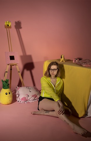 Pink and Yellow - 1