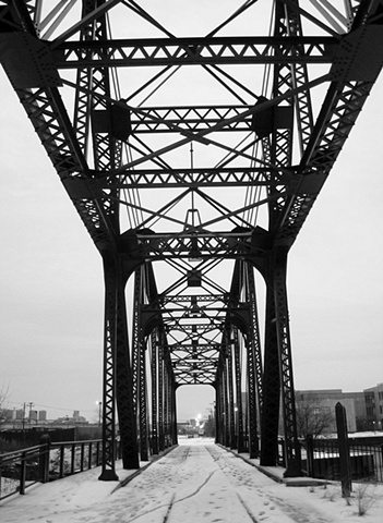 by train tracks on north avenue and weed street