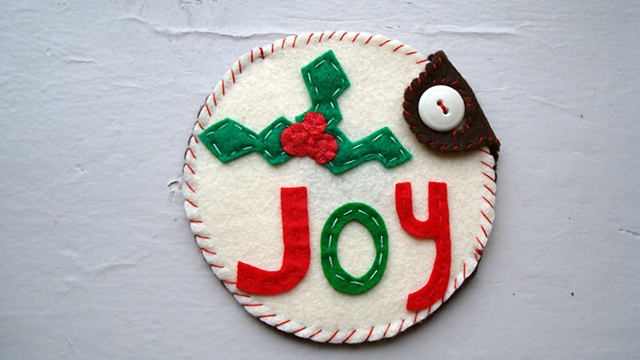 joy (with holly and berries)