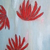 detail of red lotus 