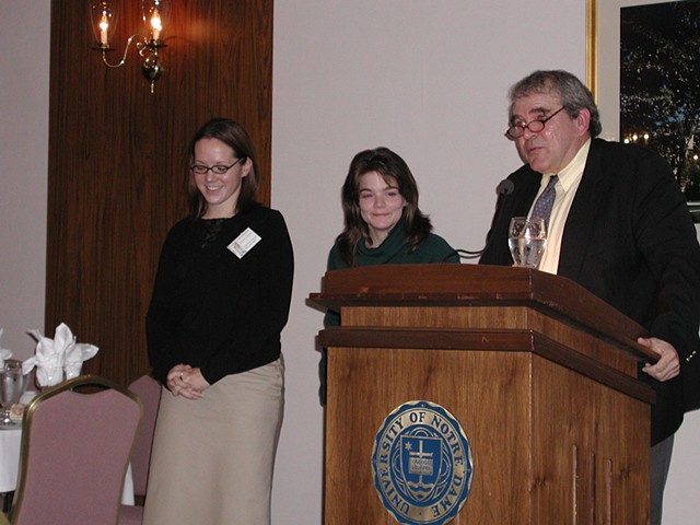 Addressing the Closing Banquet