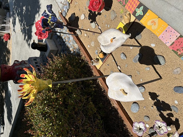 ceramics flowers