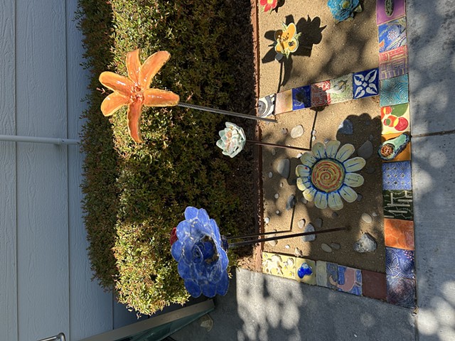 ceramics flowers