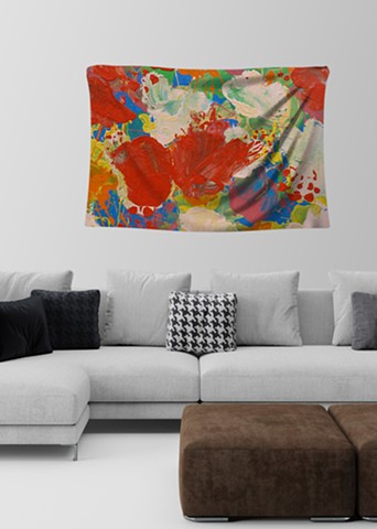 Amelie Small Wall Tapestry "streamlining"