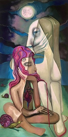 Grieving Partners/ Snails in the Moonlight