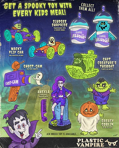 Spooky Kids Meal Toys Series 2 