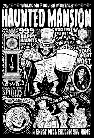 Mansion Spookshow Poster 