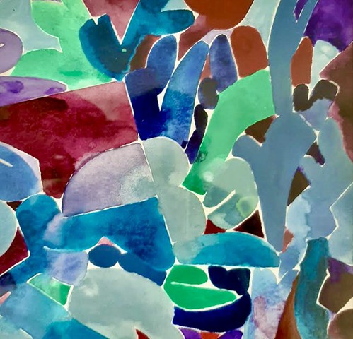 untitled (blue green)