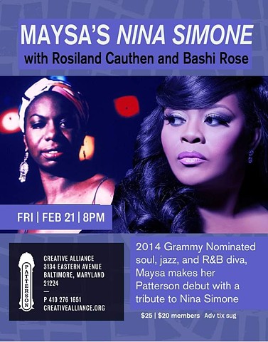 Maysa's NINA SIMONE TRIBUTE (feautured in Bashi Rose's film short)