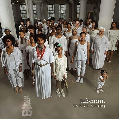 Avery R. Young's TUBMAN album cover shoot. Cecil MacDonald photographer