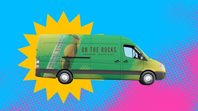 On the Rocks: Premium Mocktail - Van Application