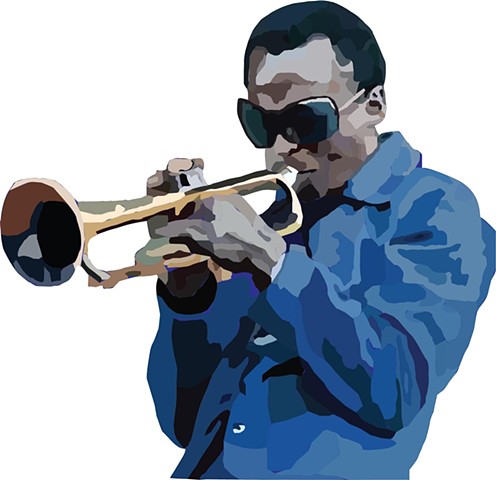 Miles Davis Vector