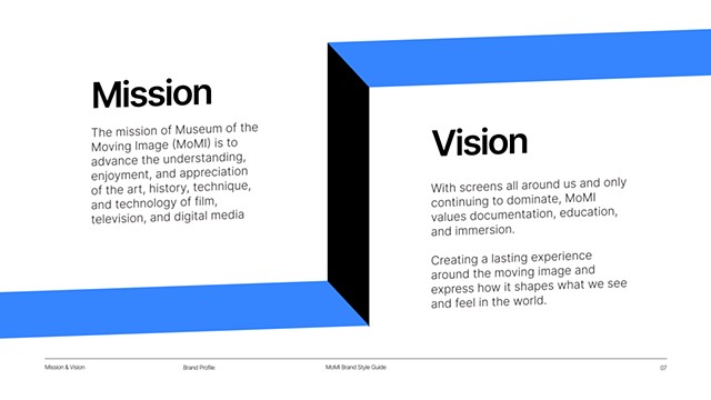 Museum of the Moving Image - Mission / Vision