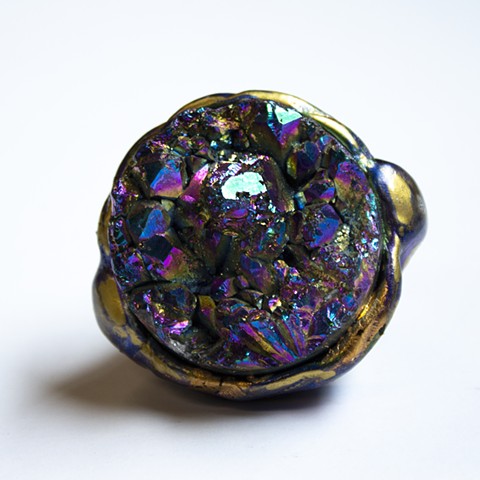 Druzy Crystal Ring