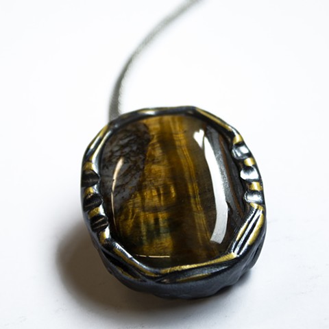 tigers eye necklace