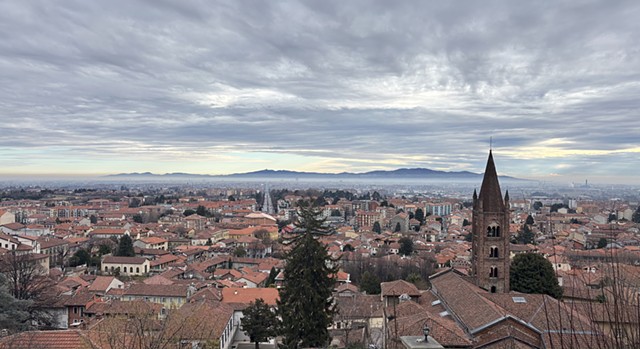 View of Rivoli, towards Torino