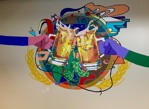 Mural by Marisol Cervantes, Angie Redmond, and Larissa Barnat