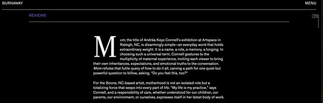Burnaway, Mom, Exhibition Review