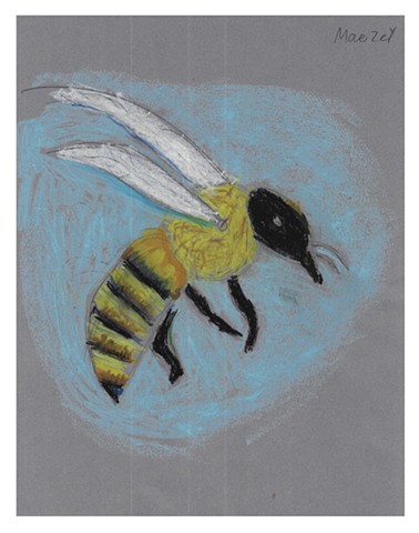 Alithia’s Art Angels, Alithia Ramirez, children’s Art, bee drawing