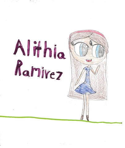 Alithia's Art Angels, Alithia Ramirez, kids art, children's art, art by children
