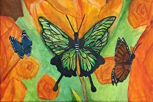 Alithia Ramirez, Alithia's Art Angels, art contest, children's art, monarch butterfly, child's drawing