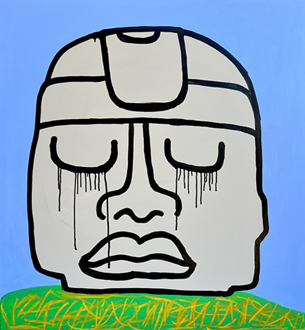 Colossal Olmec head