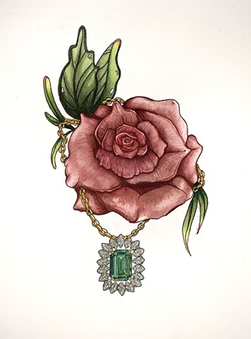 “Bejeweled Rose” II