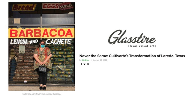 Cultivarte Laredo is Featured in Glasstire! 