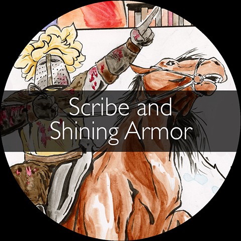 Scribe and Shining Armor