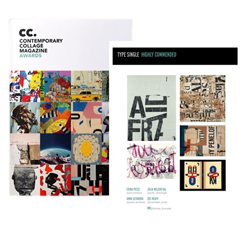 Highly Commended - The CONTEMPORARY COLLAGE MAGAZINE 2023 AWARDS Brochure