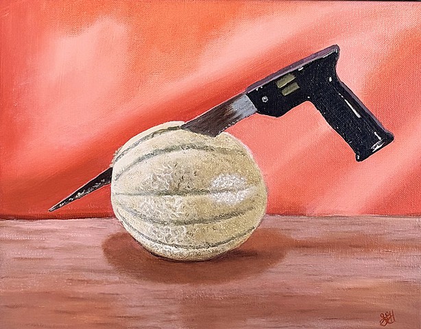 Splitting a Cantaloupe