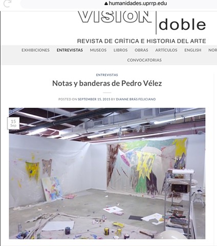 Interview with Curator Dianne Brás Feliciano for Visión Doble (2015)