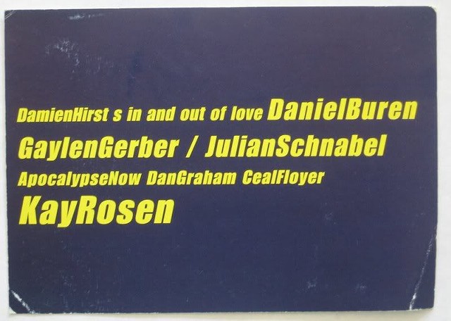 Archive of Early Work via Blogger (1997-2014)