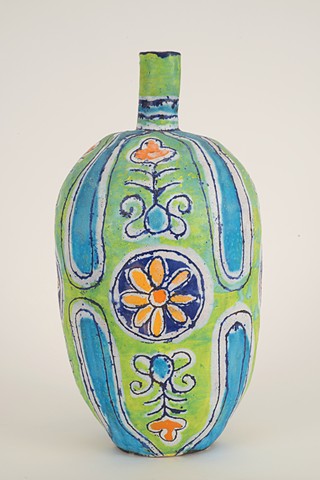 Long Bottle with Flower