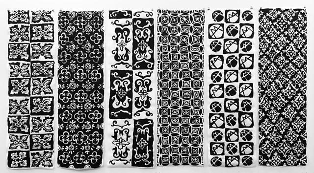 Six Patterned Scrolls