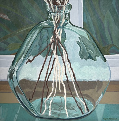 Large Vase, Tall Reeds